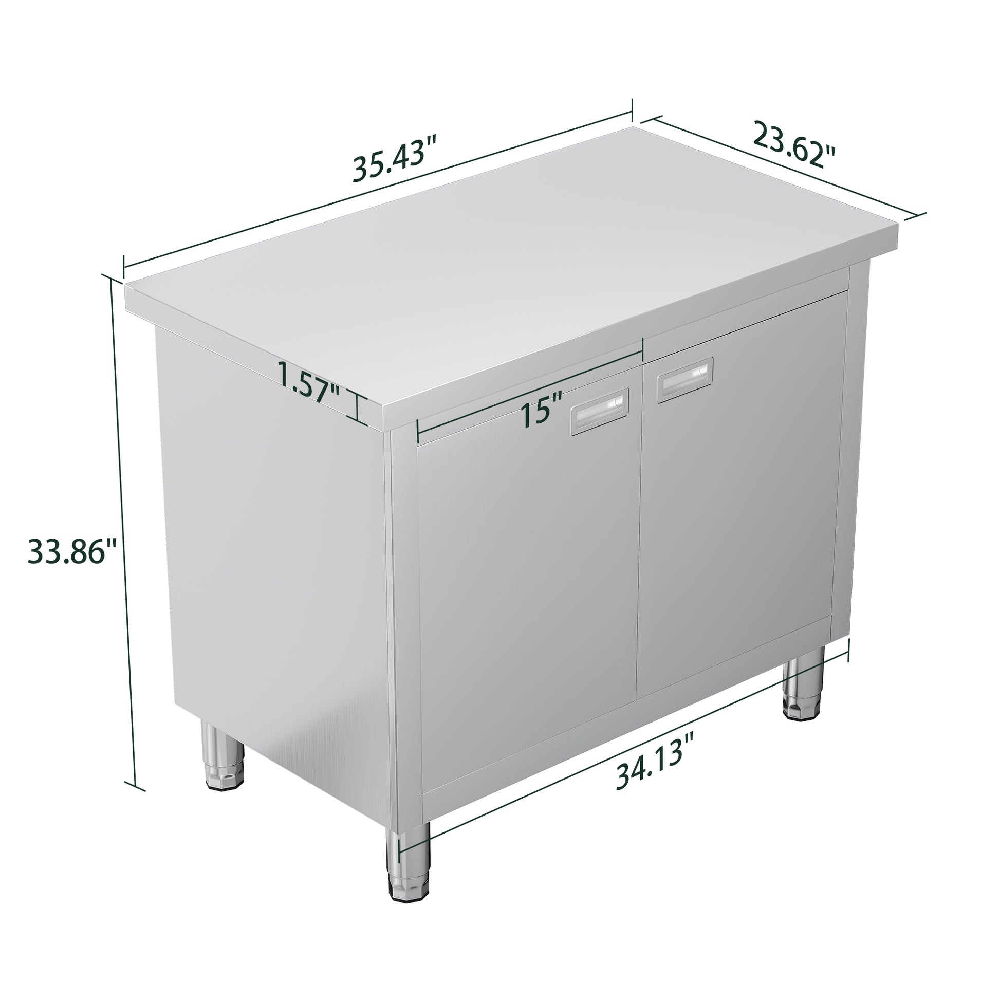Stainless Steel Work Cabinet Amerlife 