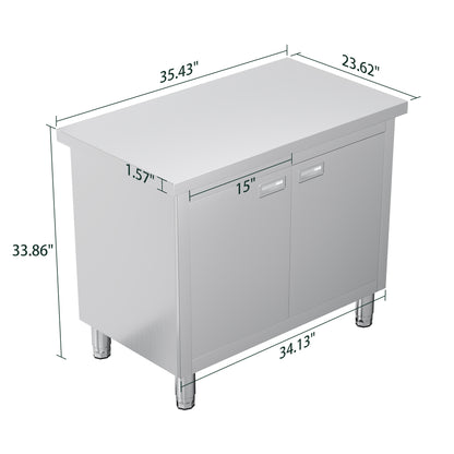 Stainless Steel Work Cabinet Amerlife 