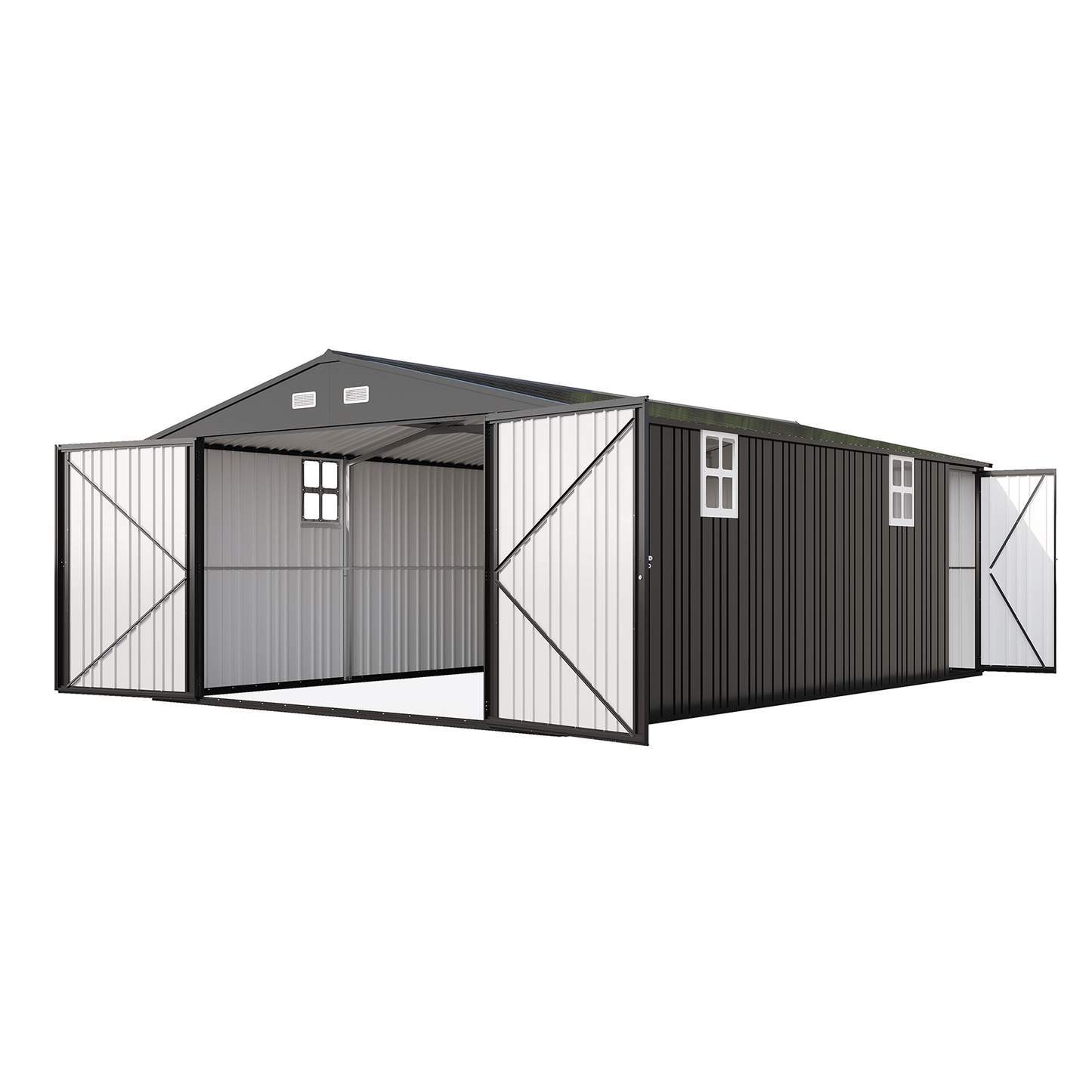 Ironclad Double Doors Storage Shed - Amerlife