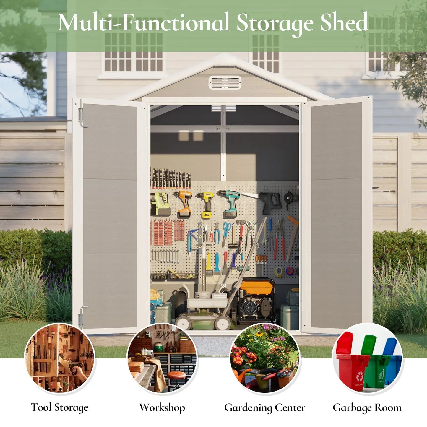 YSS003 5.5x4.4FT Storix Storage Shed