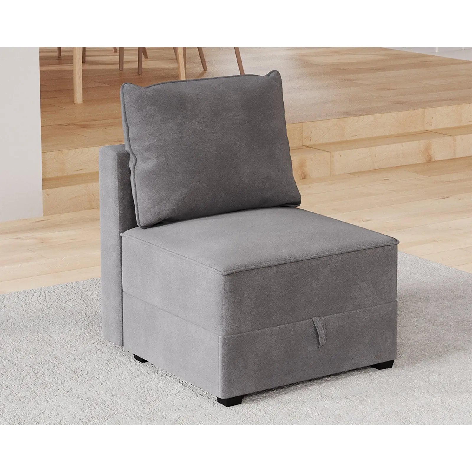 Without Armrests / Grey