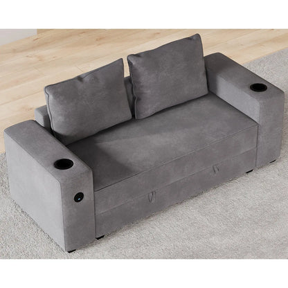 With Armrests / Grey