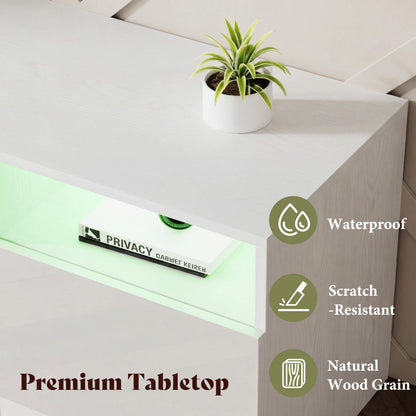 Portal 70" Fireplace TV Stand Amerlife White