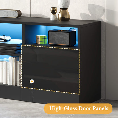Lumis 70" TV Stand Amerlife Black