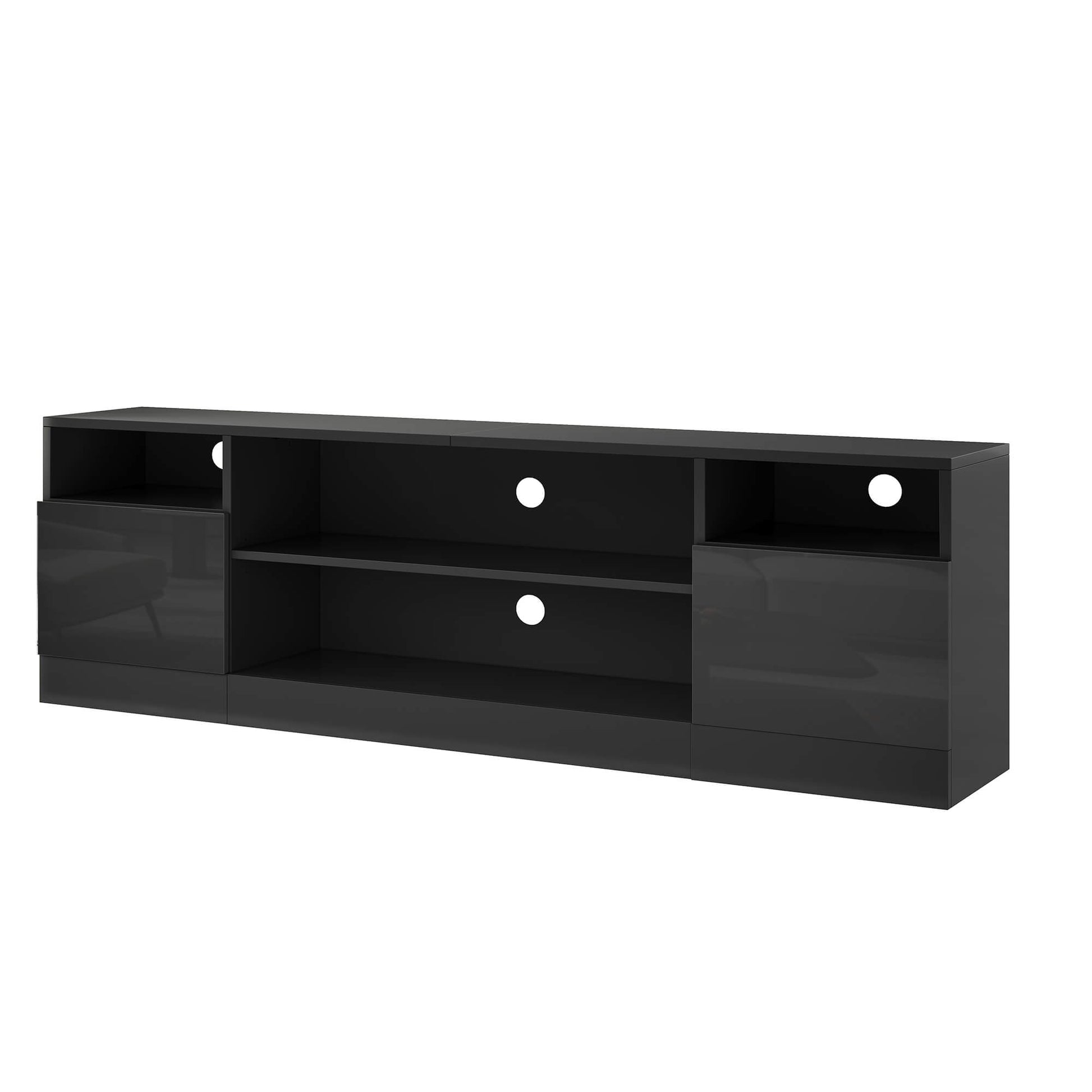 Lumis 70" TV Stand Amerlife Black