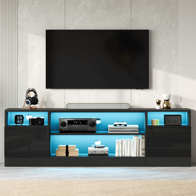 Lumis 70" TV Stand Amerlife Black