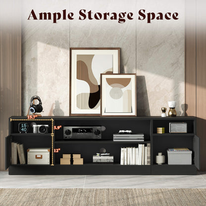 Lumis 70" TV Stand Amerlife Black
