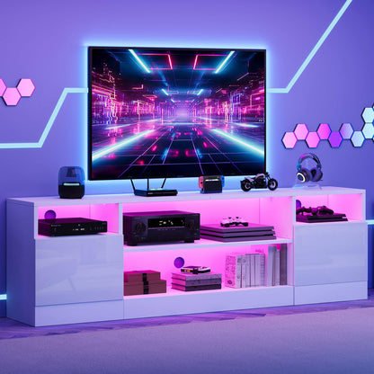 Lumis 70" TV Stand Amerlife White