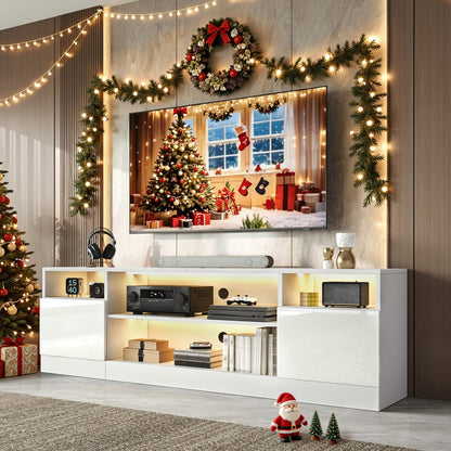 Lumis 70" TV Stand Amerlife White