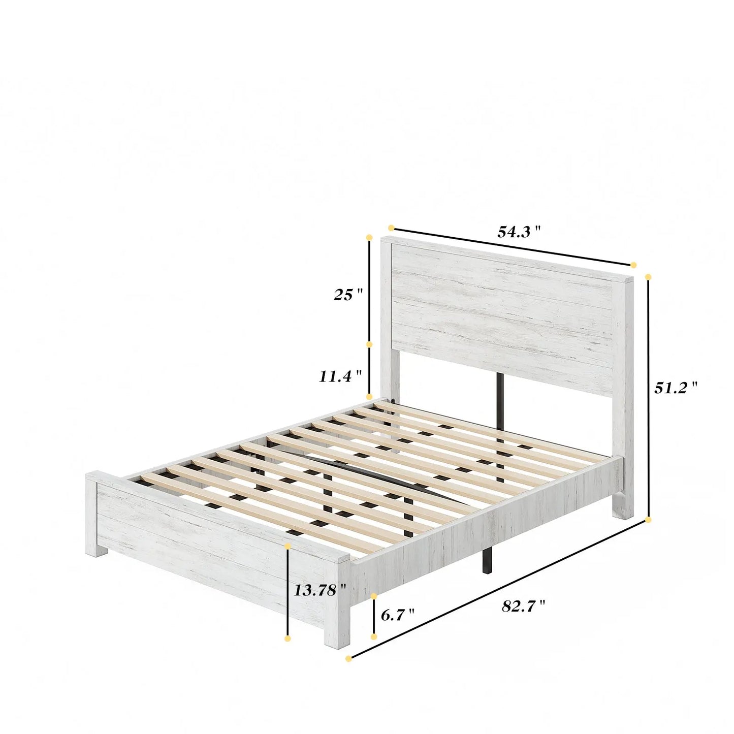 BSW011 Timber Rustic White