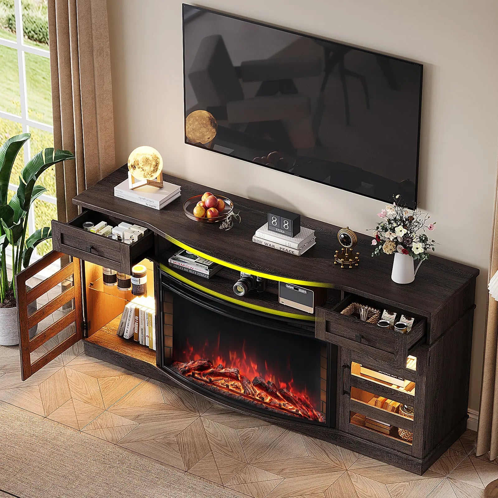 Sam's club fireplace entertainment center online