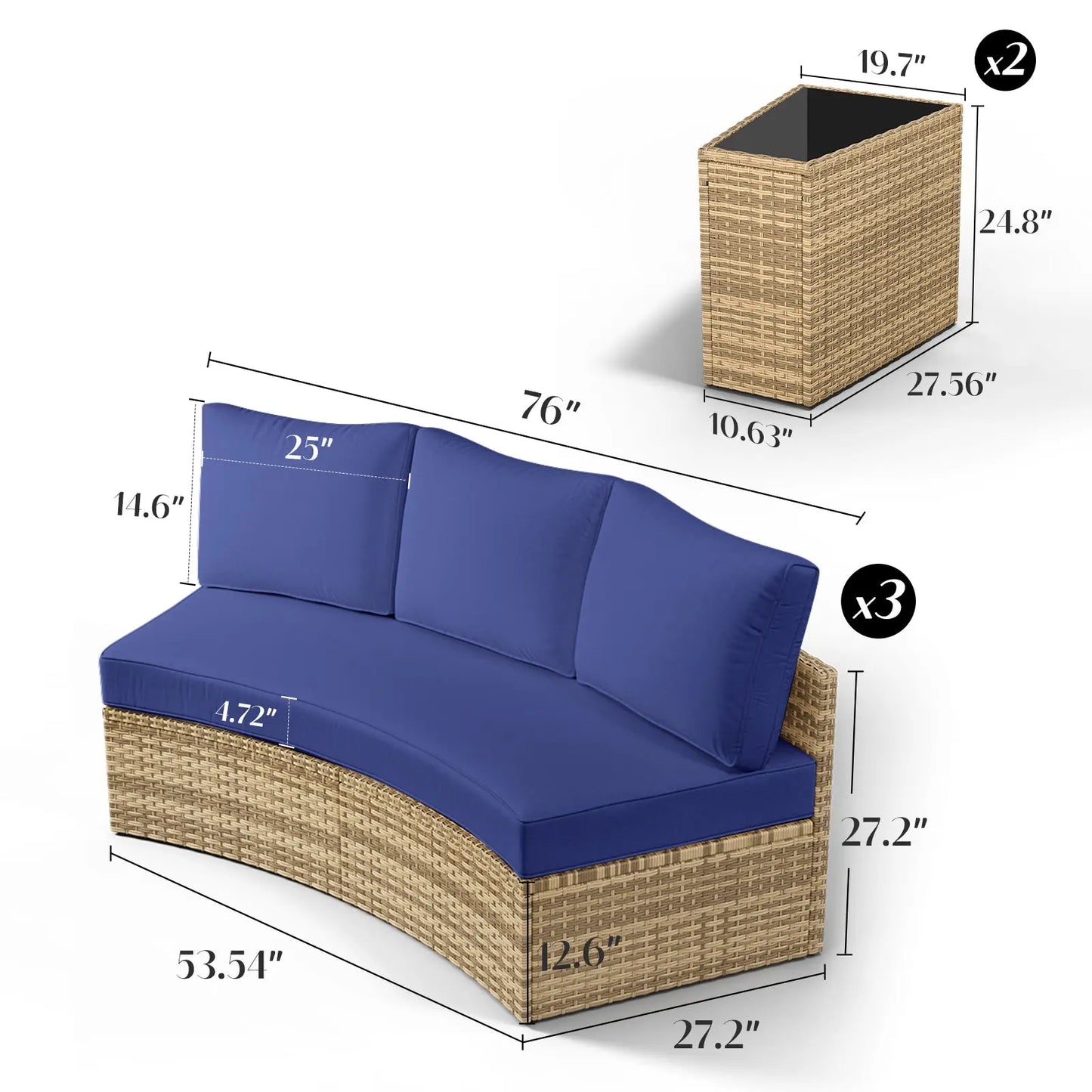 YPS001 Unity Blue 9 Seats