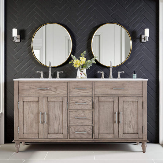 OakCraft Double Sink Vanity