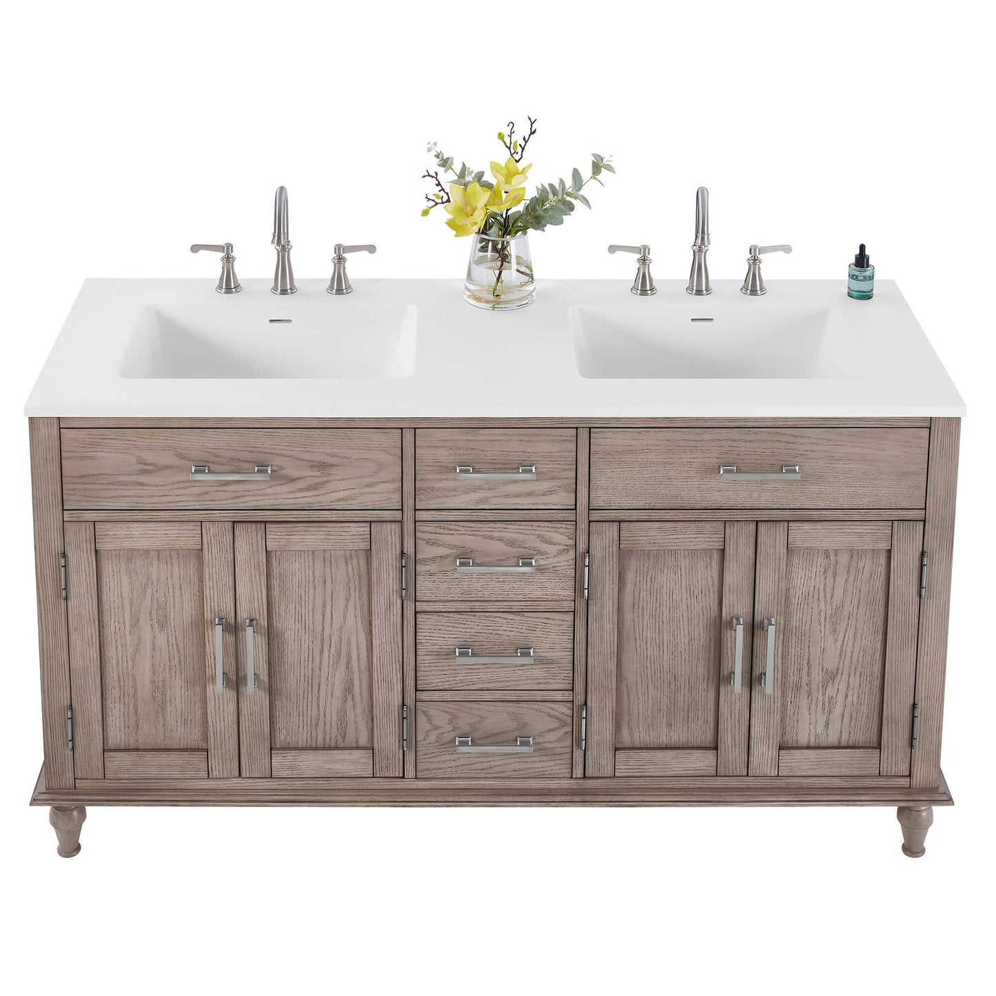 OakCraft Double Sink Vanity
