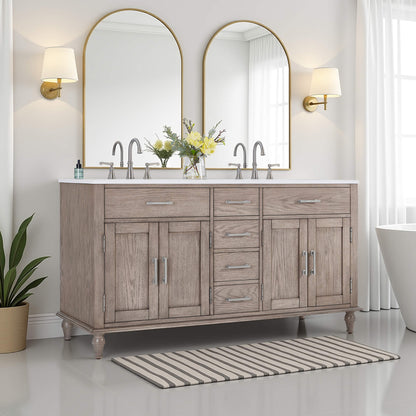 OakCraft Double Sink Vanity