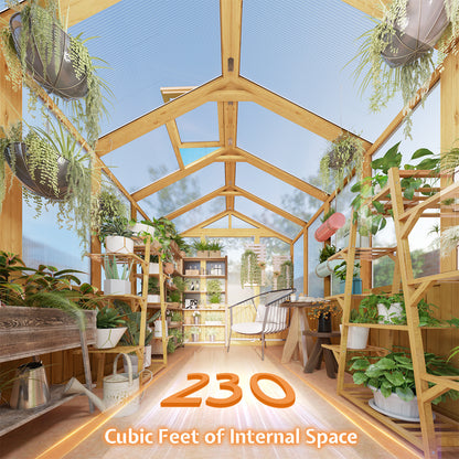 Cedar Walk-In Greenhouse Amerlife