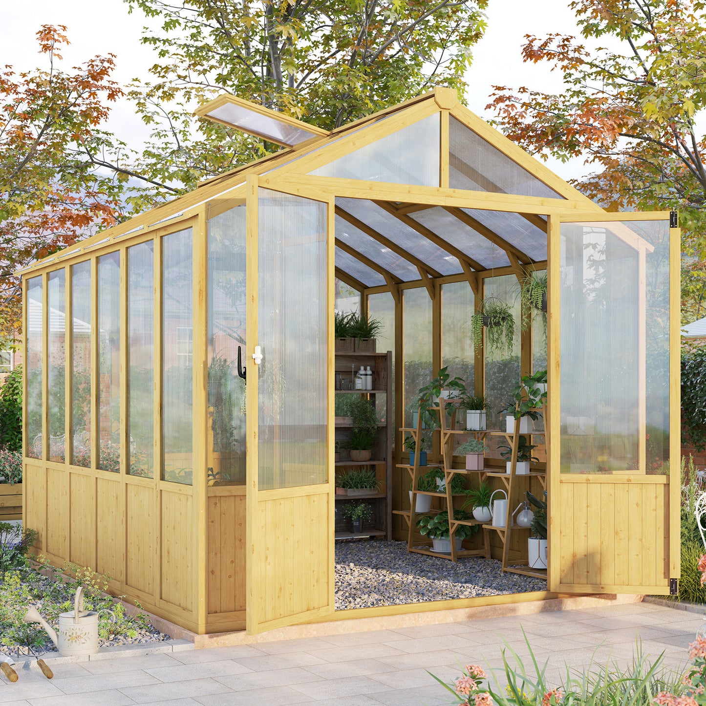 Cedar Walk-In Greenhouse Amerlife