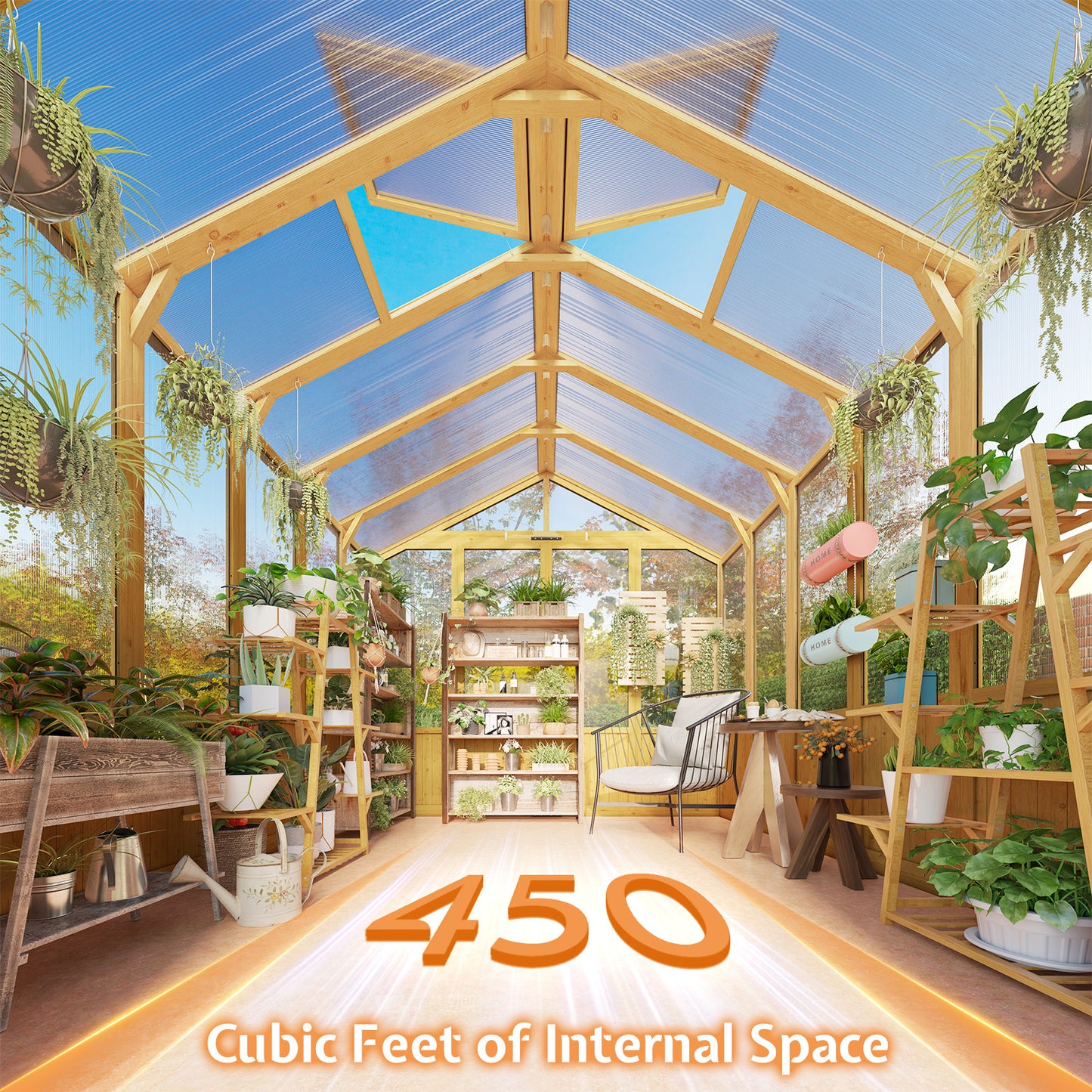 Cedar Walk-In Greenhouse Amerlife