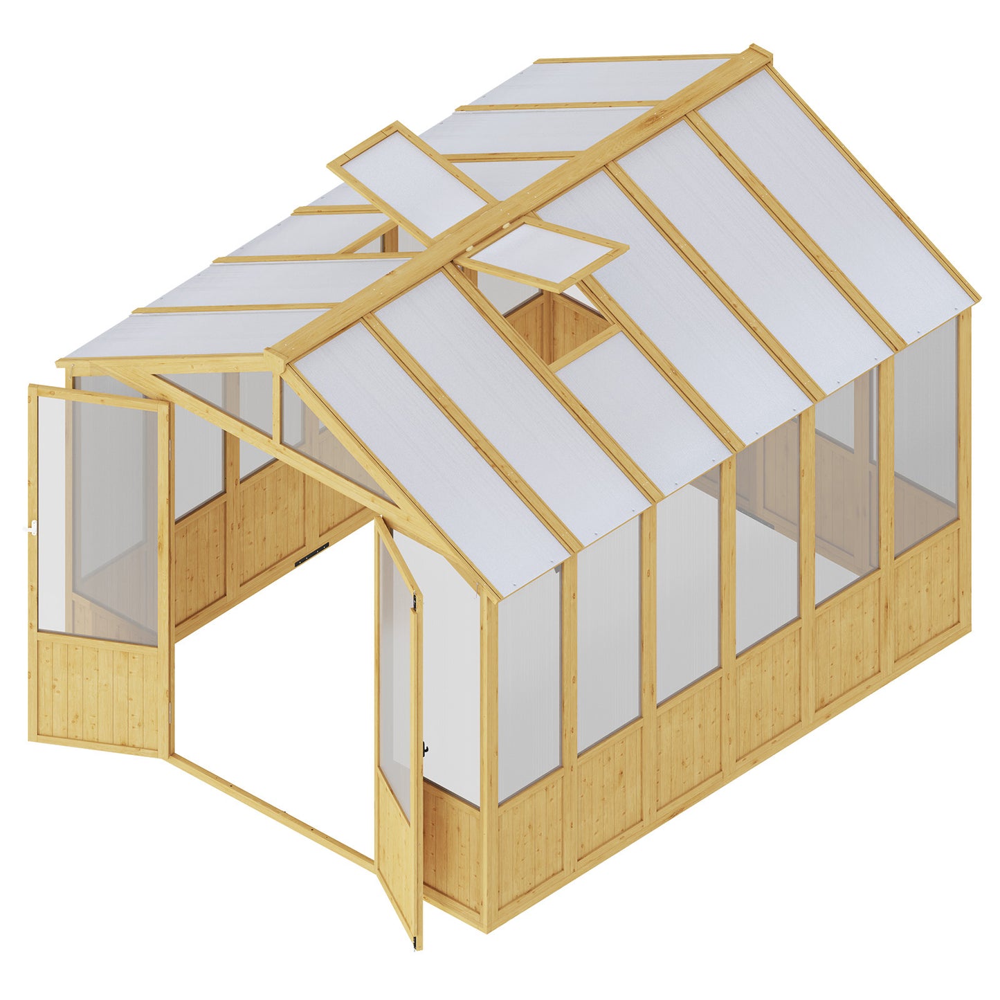 Cedar Walk-In Greenhouse Amerlife