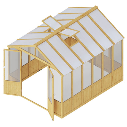 Cedar Walk-In Greenhouse Amerlife