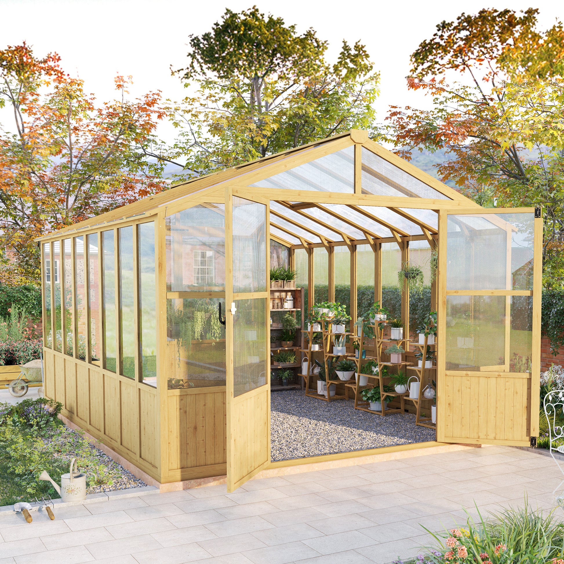 Cedar Walk-In Greenhouse Amerlife