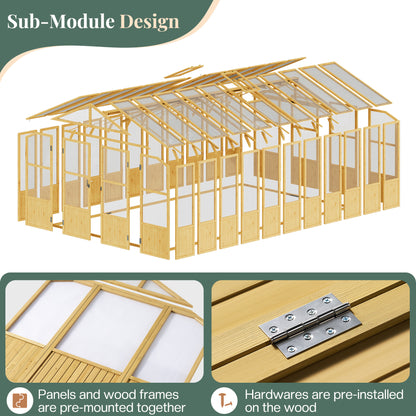 Cedar Walk-In Greenhouse Amerlife