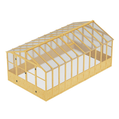 Cedar Walk-In Greenhouse Amerlife