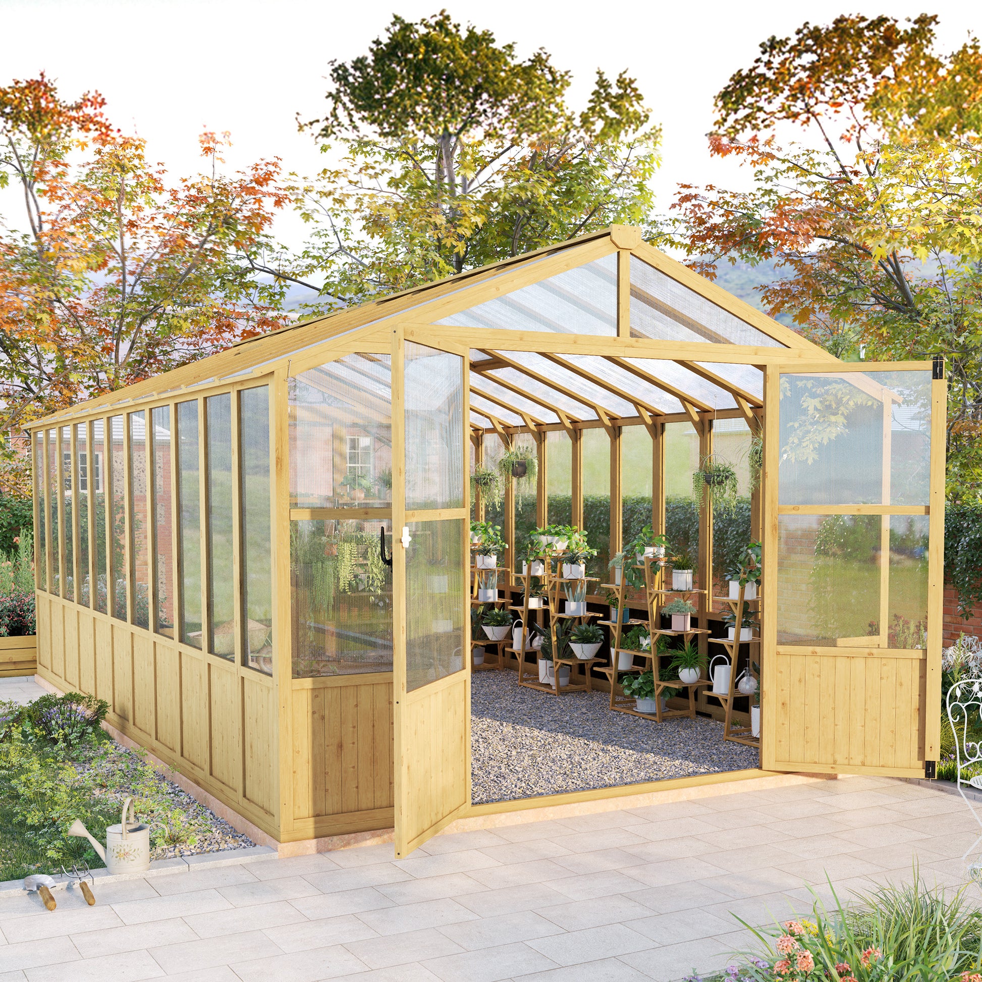 Cedar Walk-In Greenhouse Amerlife