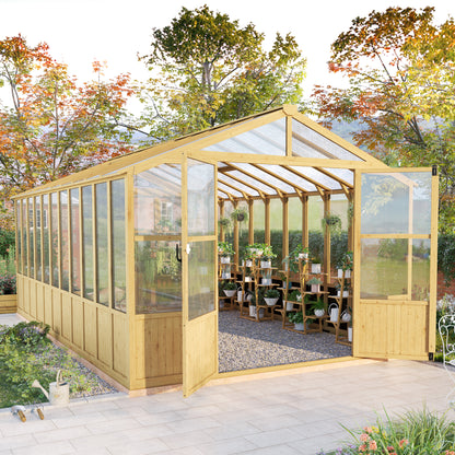 Cedar Walk-In Greenhouse Amerlife