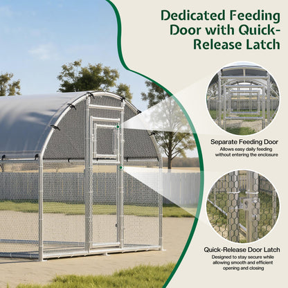 Extra Large Walk-In Chicken Run Amerlife