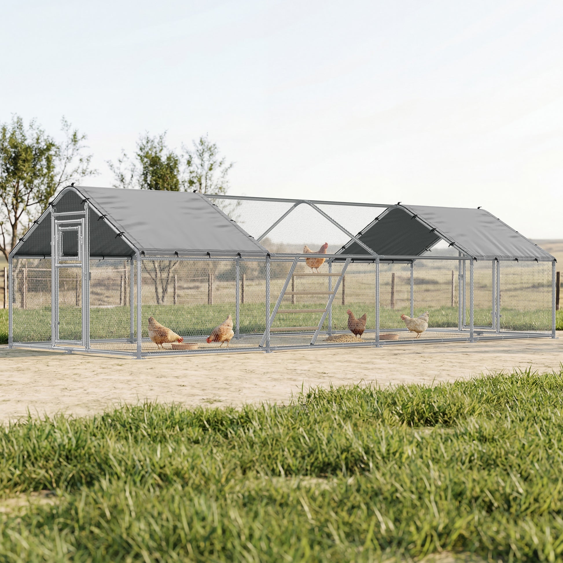 Extra Large Walk-In Chicken Run Amerlife