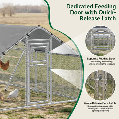 Extra Large Walk-In Chicken Run Amerlife