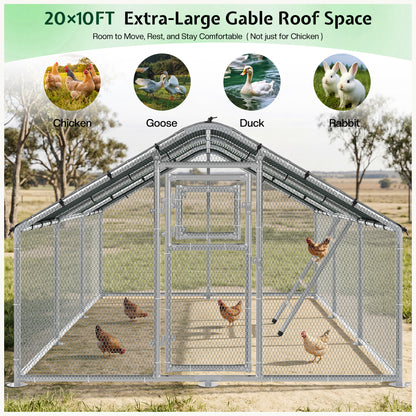 Extra Large Walk-In Chicken Run Amerlife