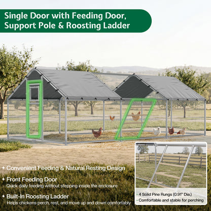 Extra Large Walk-In Chicken Run Amerlife