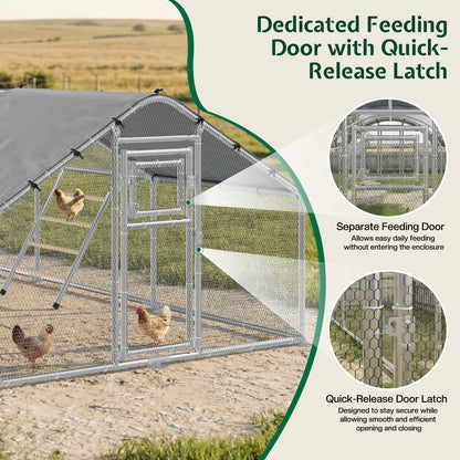 Extra Large Walk-In Chicken Run Amerlife