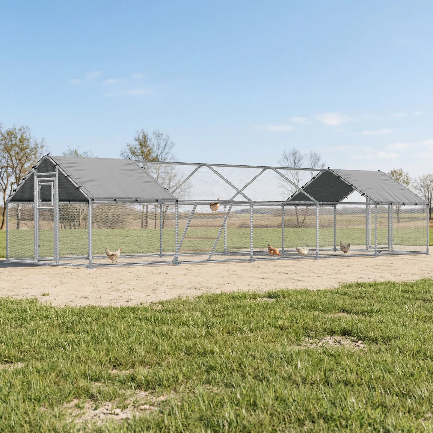 Extra Large Walk-In Chicken Run Amerlife