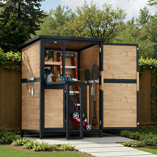 Cubby Outdoor Storage Cabinet Amerlife - 2.05x3.8x5.25 FT