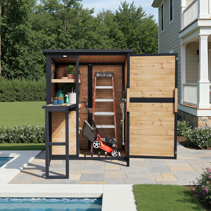 Cubby Outdoor Storage Cabinet Amerlife - 2.05x3.8x5.25 FT