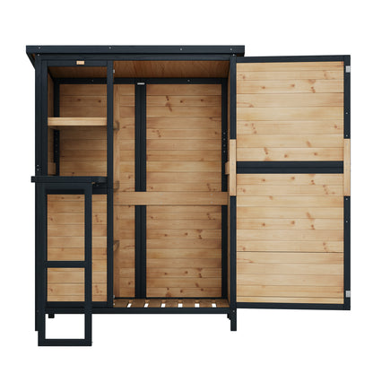 Cubby Outdoor Storage Cabinet Amerlife - 2.05x3.8x5.25 FT