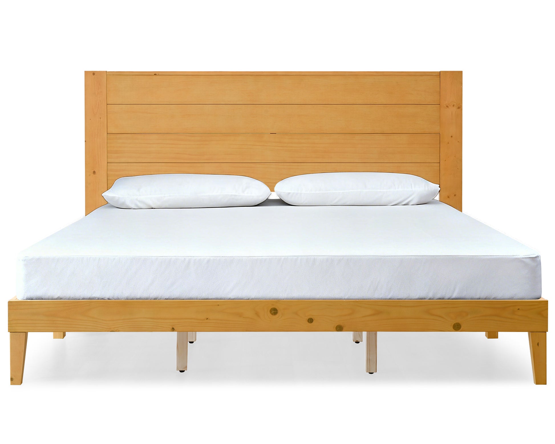 Fremont Wood Platform Bed King size Natural
