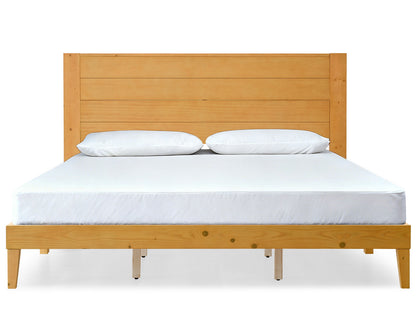 Fremont Wood Platform Bed Full size Natural