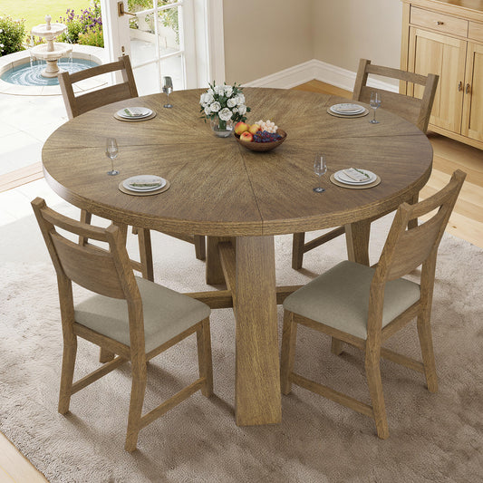 Gather Solid Wood Dining Set Amerlife