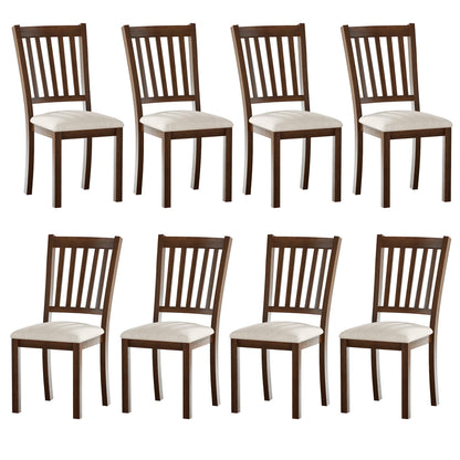 Carve Upholstered Dining Chairs Amerlife Brown