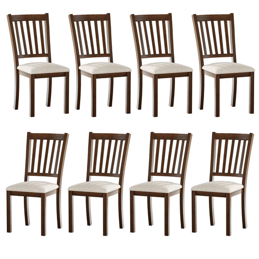Carve Upholstered Dining Chairs Amerlife Brown