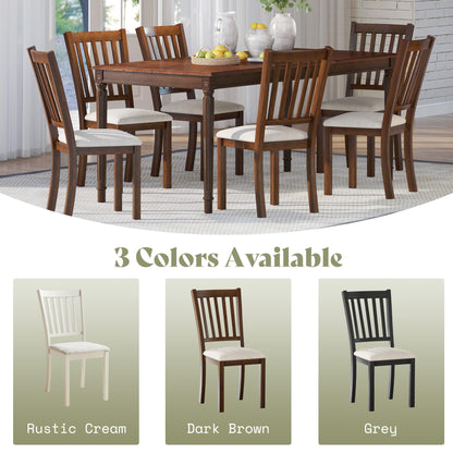 Carve Upholstered Dining Chairs Amerlife Brown
