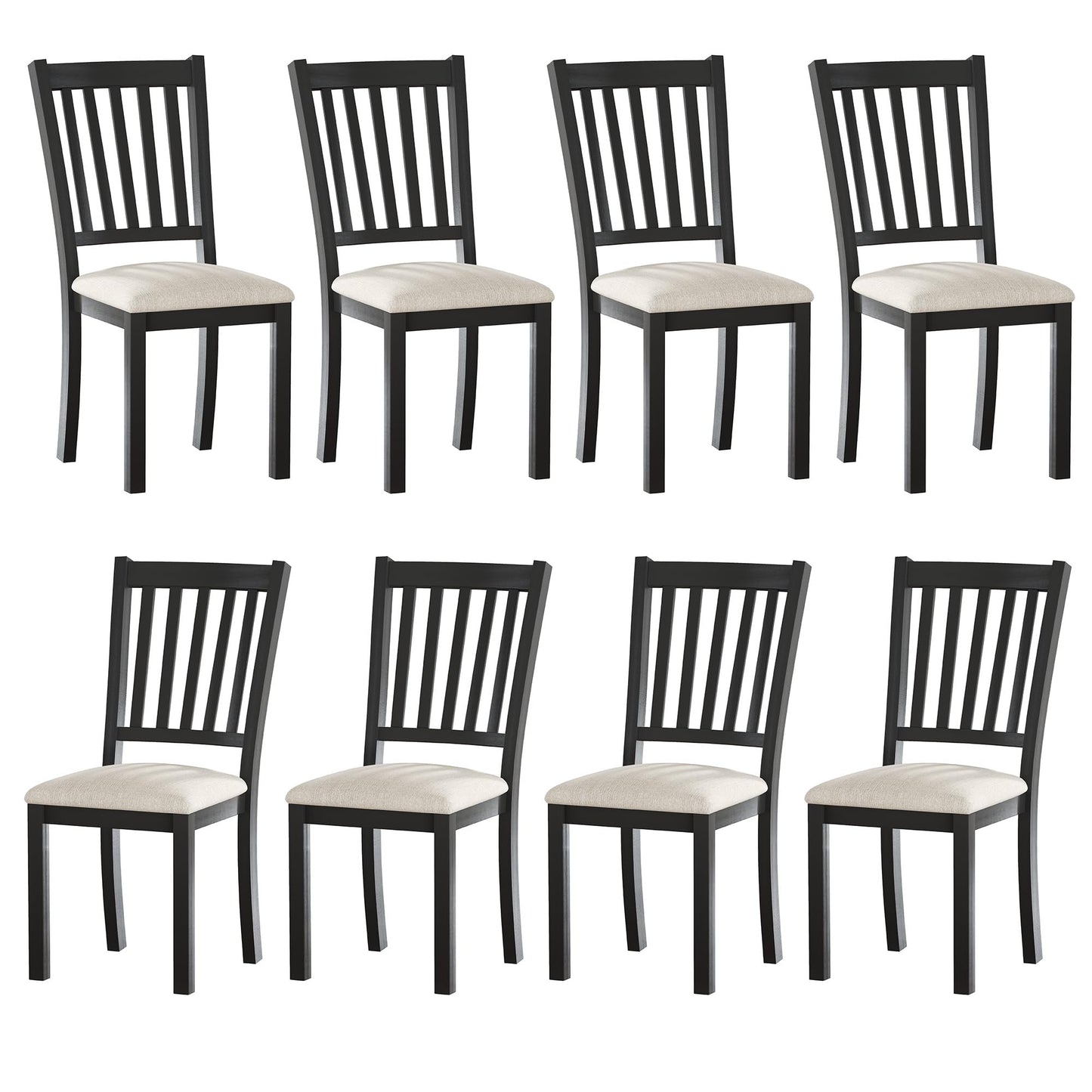 Carve Upholstered Dining Chairs Amerlife Grey