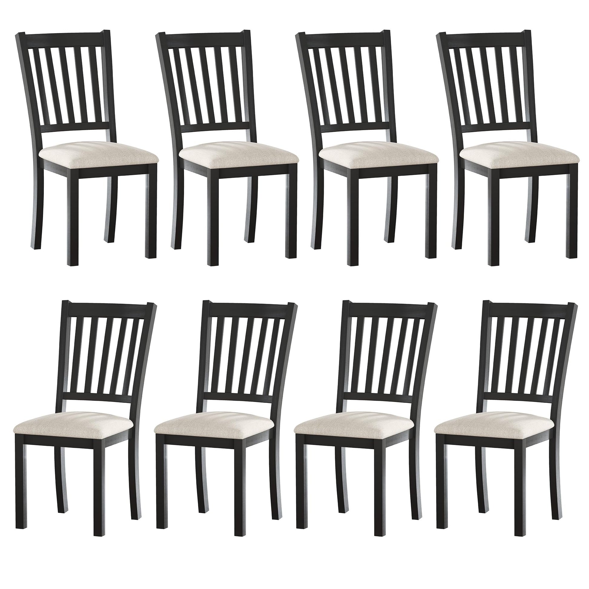 Carve Upholstered Dining Chairs Amerlife Grey