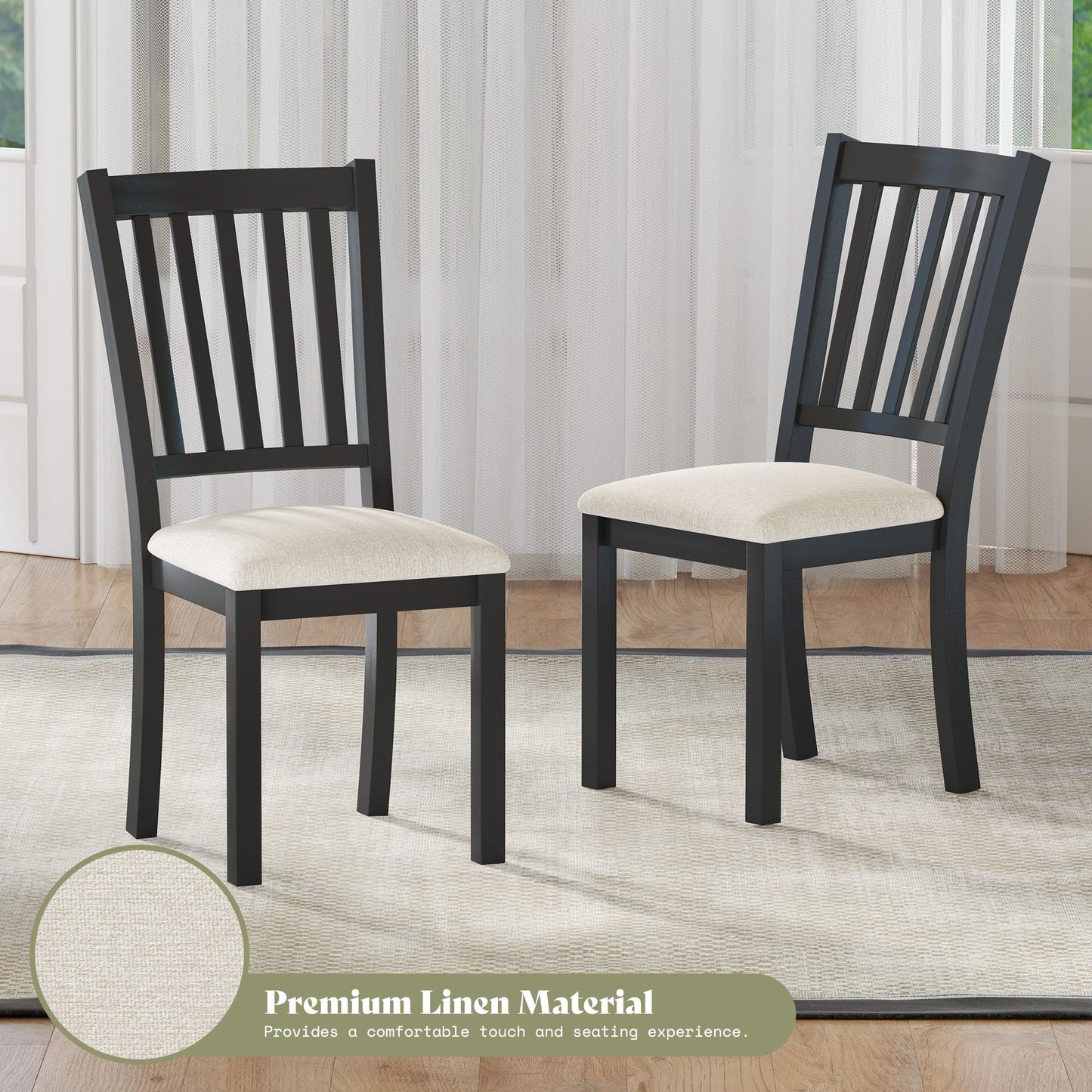 Carve Upholstered Dining Chairs Amerlife Grey