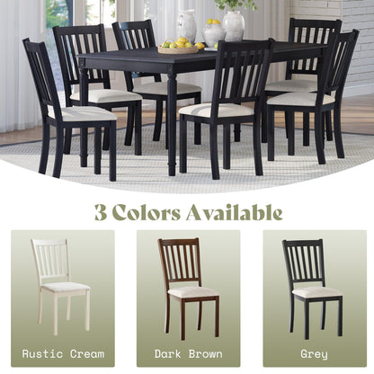 Carve Upholstered Dining Chairs Amerlife Grey