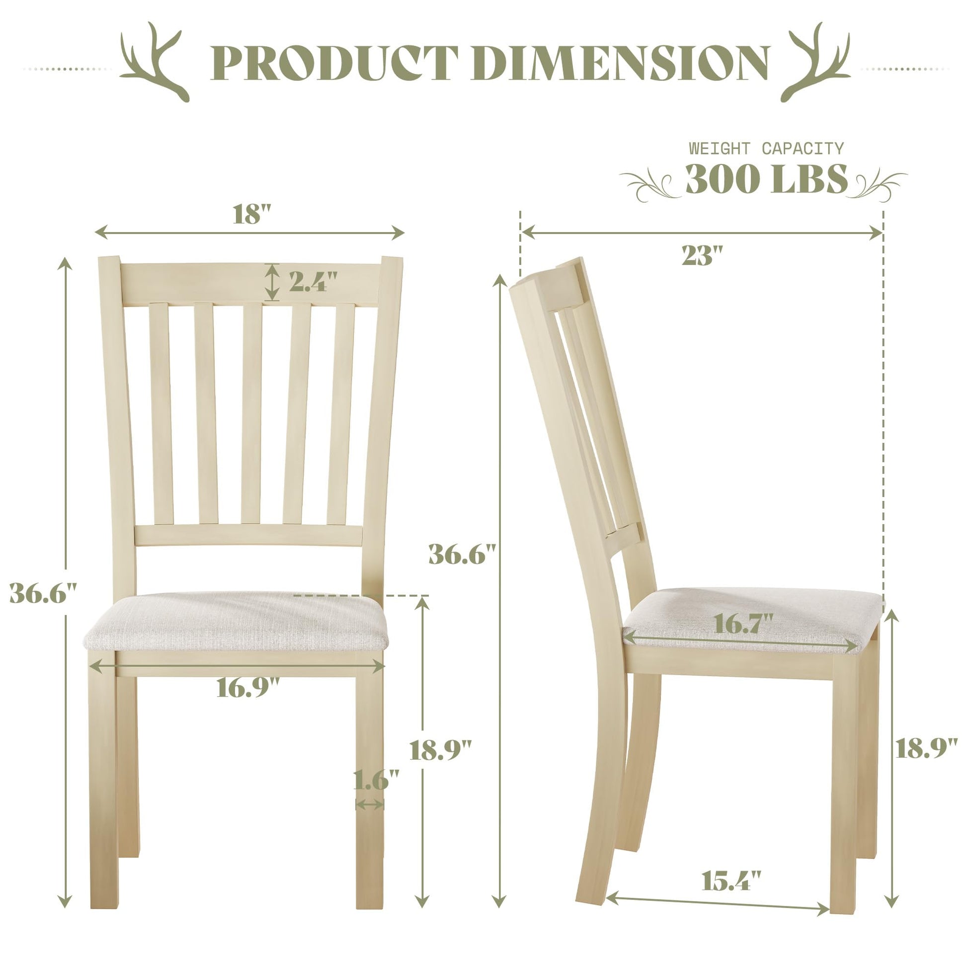 Carve Upholstered Dining Chairs Amerlife Cream